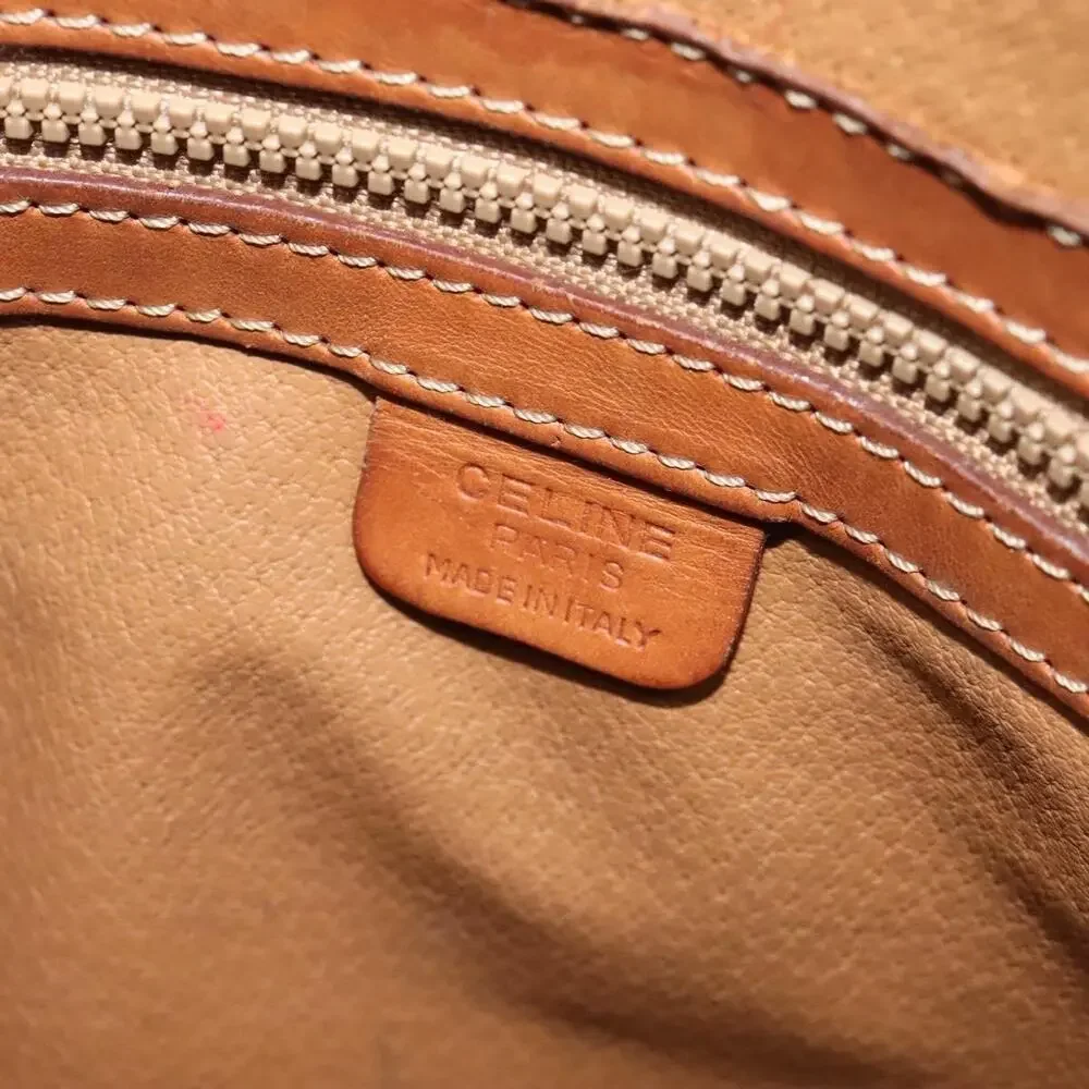 Celine Macadam Handbag Brown